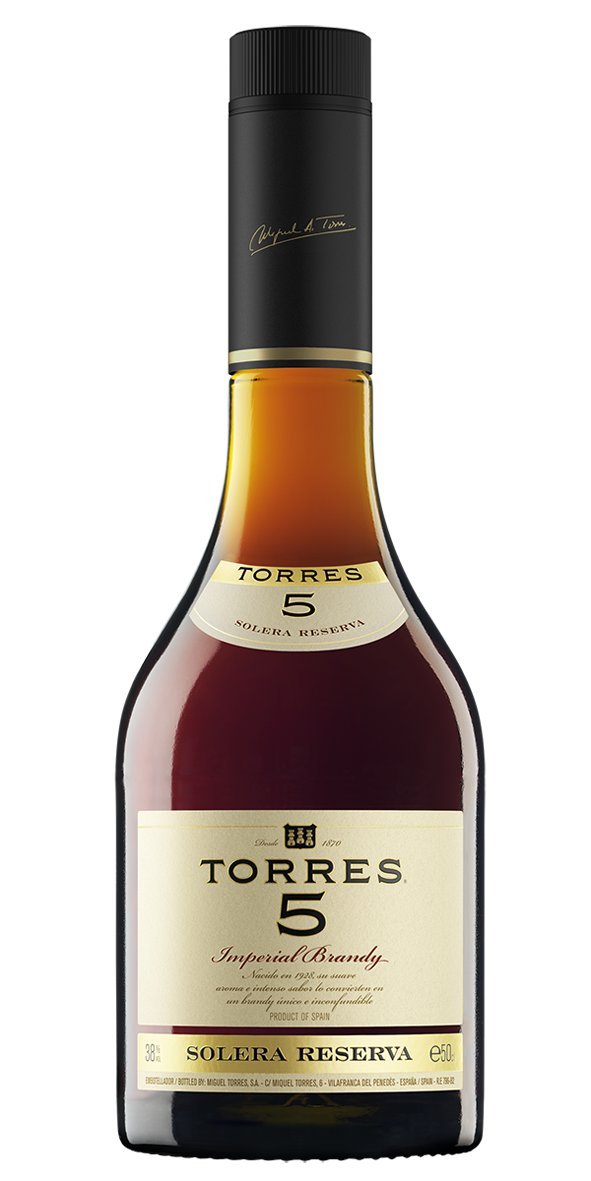BUY] Torres 5 Solera Reserva Brandy (RECOMMENDED) at CaskCartel.com