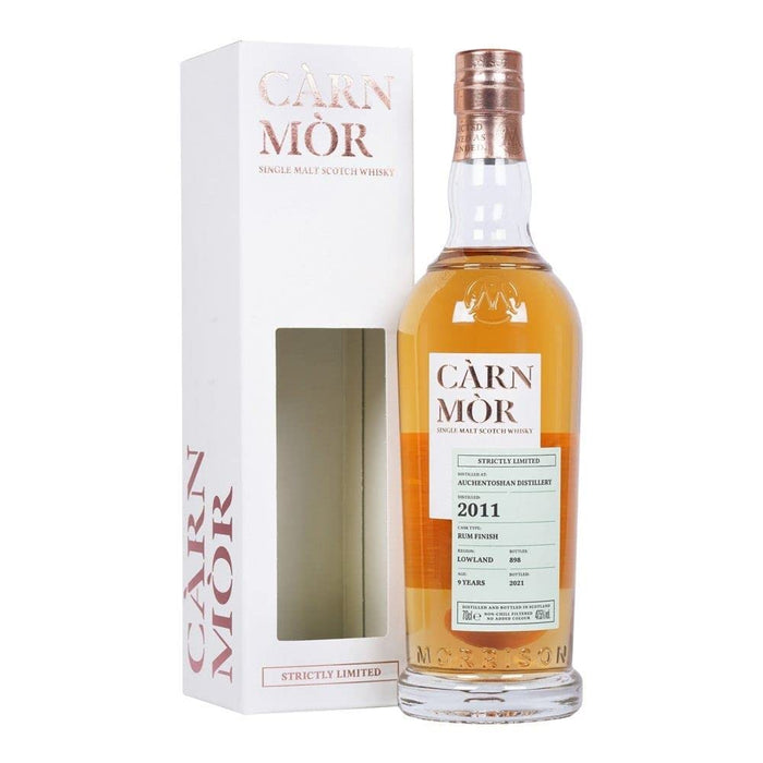 Auchentoshan Carn Mor Strictly Limited Rum Cask Finish 2011 9 Year Old Whisky | 700ML
