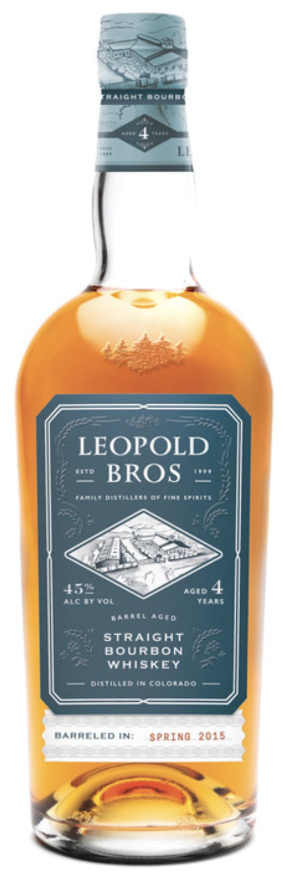 Leopold Brothers 4 Year old Straight Bourbon Whiskey