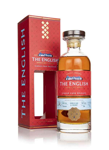 The English Double Cask Matured - Virgin Oak & Sherry Cask | 700ML at CaskCartel.com