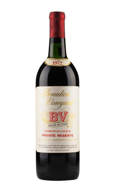 1972 | Beaulieu Vineyard | Georges de Latour Private Reserve Cabernet Sauvignon at CaskCartel.com