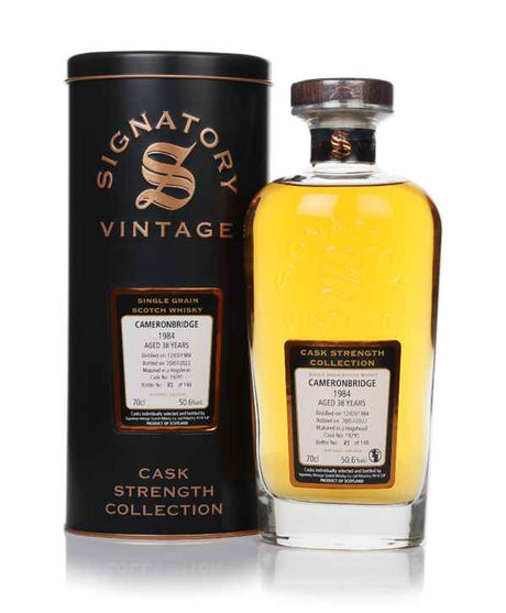 Cameronbridge 38 Year Old 1984 (cask 19295) - Cask Strength Collection (Signatory) | 700ML at CaskCartel.com