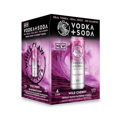White Claw Vodka Soda Wild Cherry Cocktail | 4x355ML at CaskCartel.com