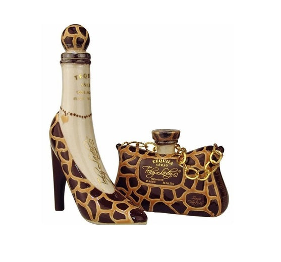 Teky Lady's High Heels & Purse Set Anejo Tequila - CaskCartel.com