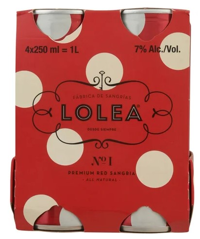 Lolea Premium Red Sangria | (4)*250ML