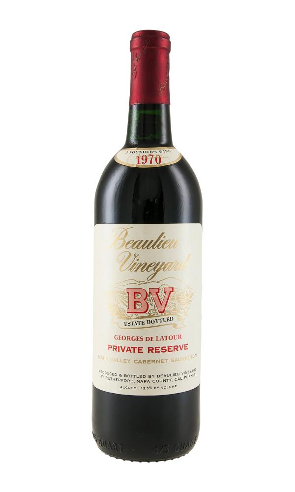 1970 | Beaulieu Vineyard | Georges de Latour Private Reserve Cabernet Sauvignon at CaskCartel.com