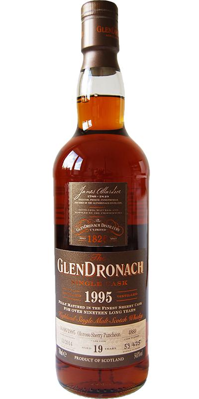 Glendronach 1995 Oloroso Sherry Puncheon 19 Year Old at CaskCartel.com