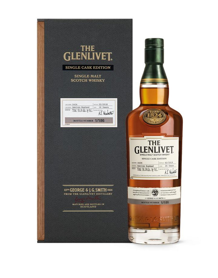 The Glenlivet Single Cask Edition 2nd Fill American Hogshead #5434 Scotch Whisky