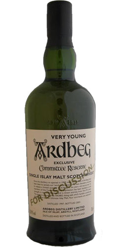 Ardbeg Very Young (D.1997, B.2003) Committee Reserve Islay Single Malt Scotch Whisky | 700ML at CaskCartel.com