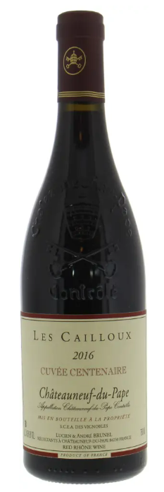 2016 | Domaine André Brunel | Chateauneuf du Pape Cuvee Centenaire at CaskCartel.com