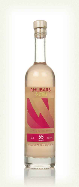 55 Above Rhubarb Gin Liqueur | 500ML at CaskCartel.com