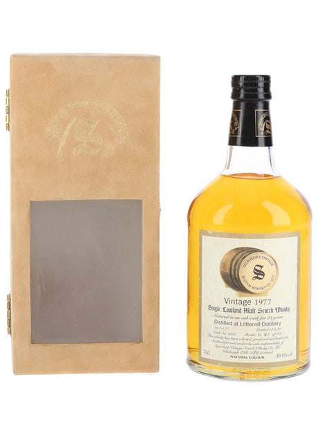 Littlemill 25 Year Old (D.1977, B.2003) Signatory Vintage Scotch Whisky | 700ML at CaskCartel.com