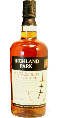 Highland Park Vintage 1984 Cask No. 45 Scotch Whisky | 700ML at CaskCartel.com