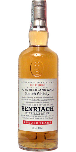 BenRiach 10 Year Old Pure Highland Malt Scotch Whisky | 700ML at CaskCartel.com