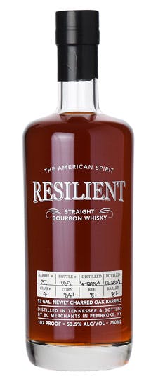Resilient American Spirit Straight Bourbon Whiskey