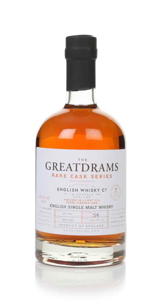  English Whisky Co. 7 Year Old 2014 (cask GD-EN-14) - Rare Cask Series (GreatDrams) | 500ML at CaskCartel.com