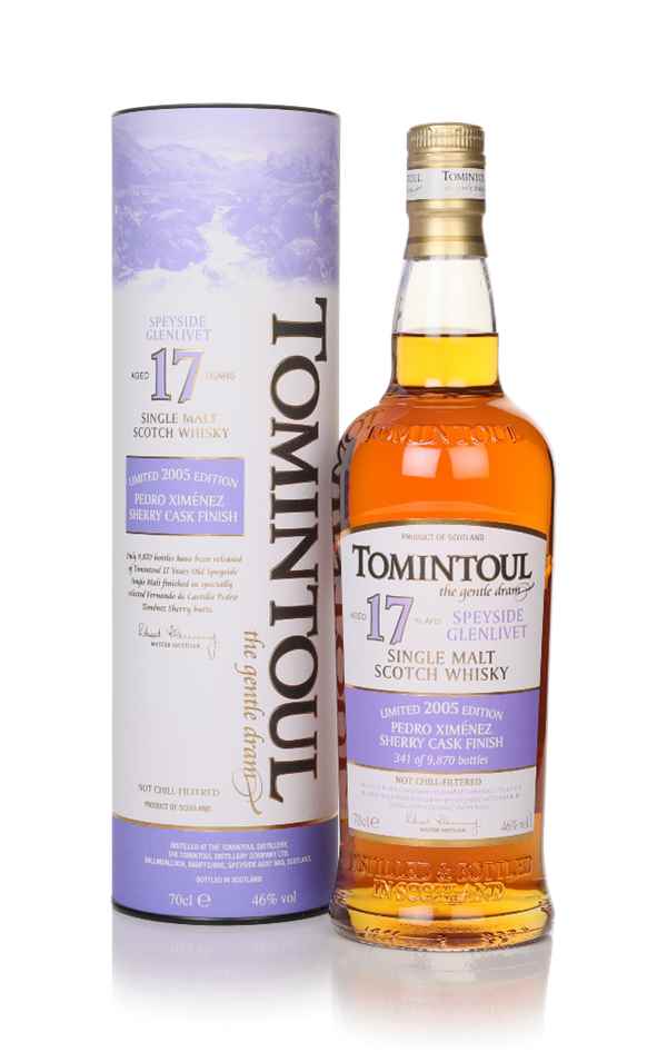 Tomintoul 17 Year Old 2005 Pedro Ximénez Sherry Cask Finish | 700ML at CaskCartel.com