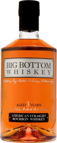 Big Bottom 3 year old American Straight Bourbon Whiskey