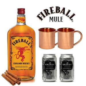 Fireball Mule Cocktail Kit Cinnamon Whiskey - CaskCartel.com