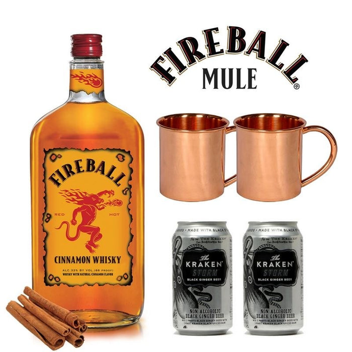 Fireball Mule Cocktail Kit Cinnamon Whiskey