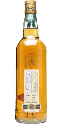 Imperial 18 Year Old (D.1990, B.2008) Rare Auld Duncan Taylor Scotch Whisky | 700ML at CaskCartel.com