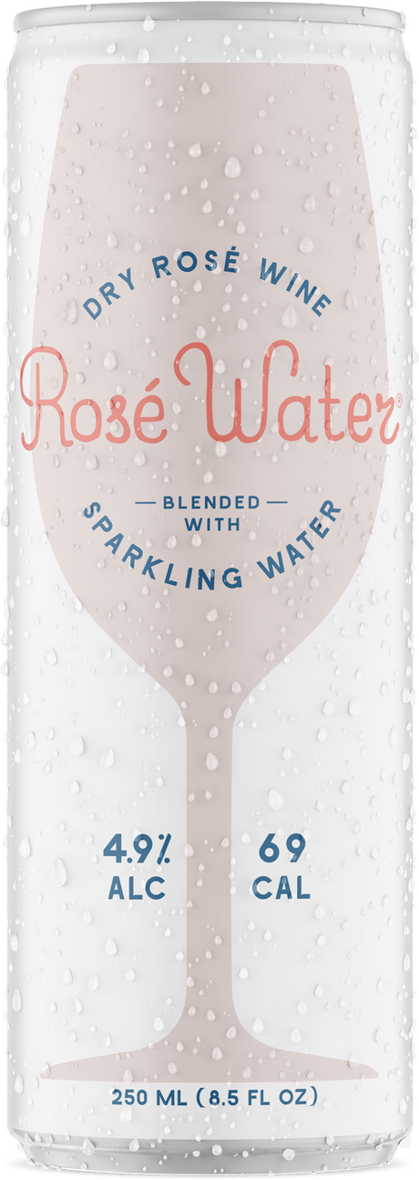 Rose Water Dry Rose Wine Sparkling Water | 6x250ML