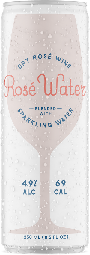 Rose Water Dry Rose Wine Sparkling Water | 6x250ML