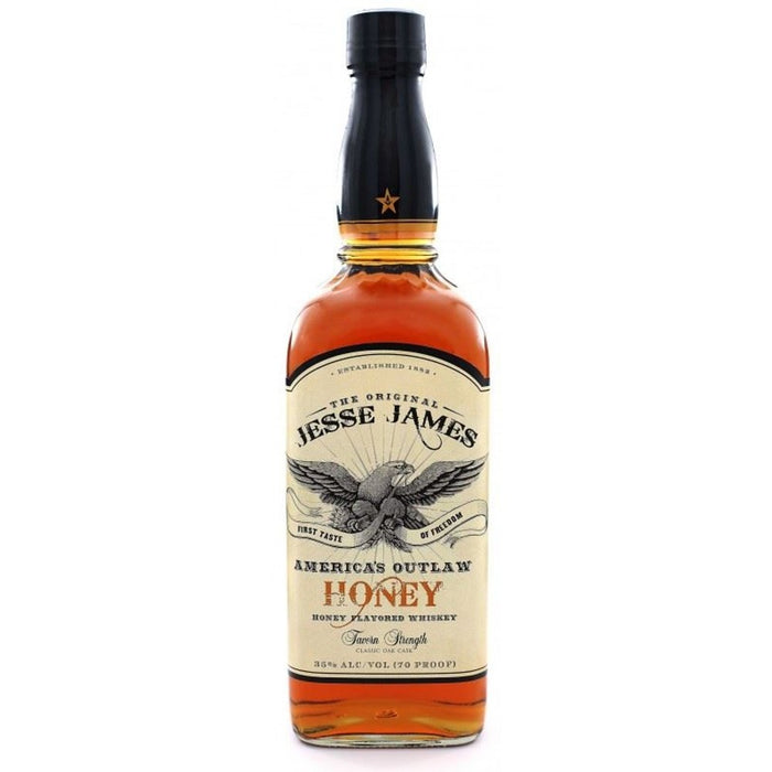 Jesse James America's Outlaw Honey Flavored Whiskey