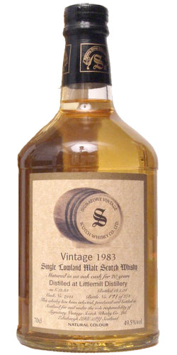 Littlemill 20 Year Old (D.1983, B.2004) Signatory Vintage Scotch Whisky | 700ML at CaskCartel.com