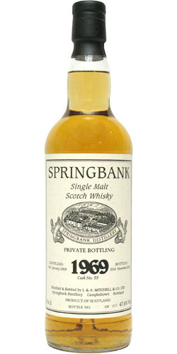 Springbank 1969 (Bottled 2003) Private Bottling Cask # 55 Scotch Whisky | 700ML at CaskCartel.com