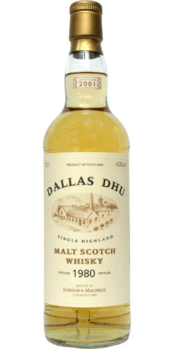 Dallas Dhu 1980 (Bottled 2001) Gordon & MacPhail Scotch Whisky | 700ML at CaskCartel.com