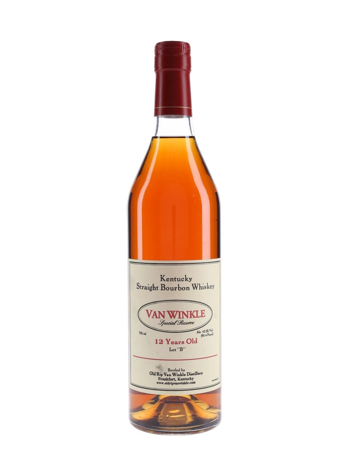 Old Rip Van Winkle 2016 Lot B Special Reserve 12 Year Old Bourbon Whiskey