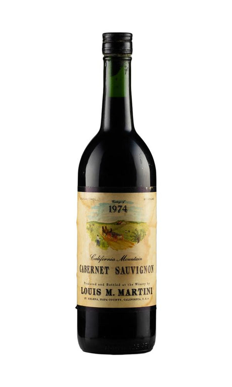 1974 | Louis M. Martini Winery | California Mountain Cabernet Sauvignon at CaskCartel.com