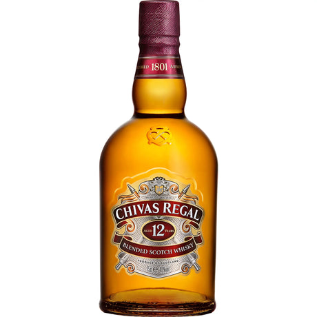 Chivas Regal 12 years with 2 Rock glass | 750ML at CaskCartel.com