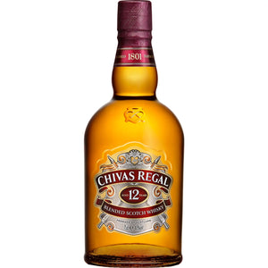 Chivas Regal 12 years with 2 Rock glass | 750ML at CaskCartel.com