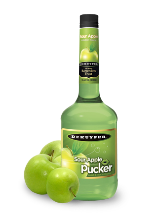 DeKuyper Sour Apple Pucker Schnapps Liqueur | 1L at CaskCartel.com