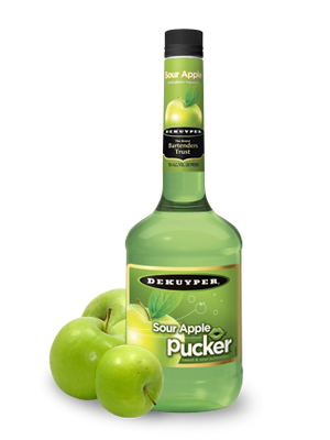 DeKuyper Sour Apple Pucker Schnapps Liqueur | 1L at CaskCartel.com