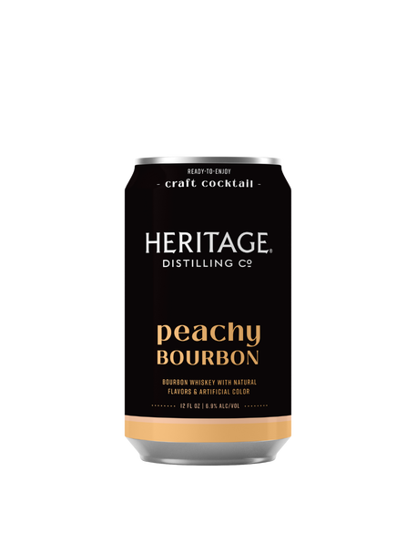 Heritage Distilling Company Peachy Bourbon Canned Cocktail | 355ML at CaskCartel.com