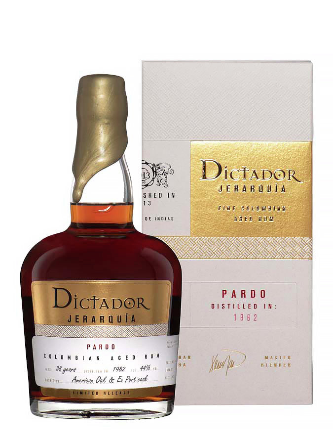 Dictador Jerarquia Pardo 38 Year Old American Oak & Ex Port Cask 1982 Rum | 700ML at CaskCartel.com