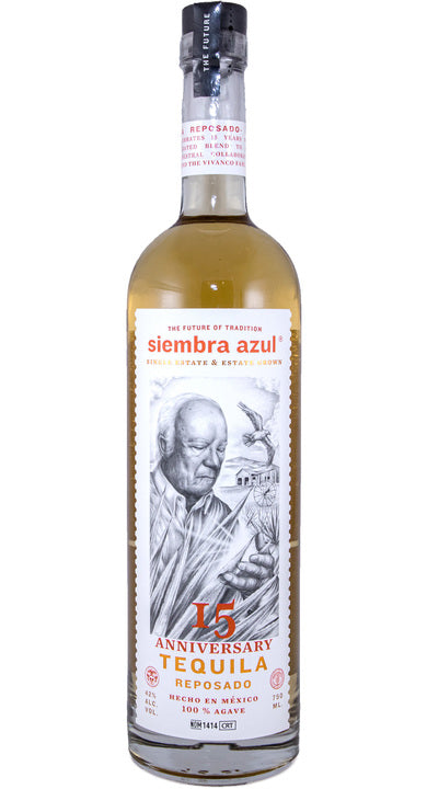 Siembra Azul 15th Anniversary Reposado Tequila | 750ML at CaskCartel.com
