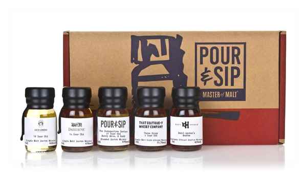 Pour & Sip New Year's Eve 2020 Whisky Tasting Set | 150ML at CaskCartel.com