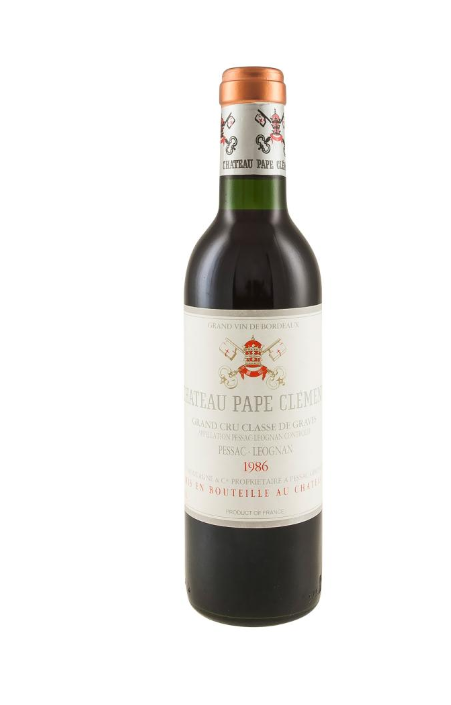 1986 | Chateau Pape Clement | Pessac-Leognan (Ex Chateau) (Half Bottle) at CaskCartel.com