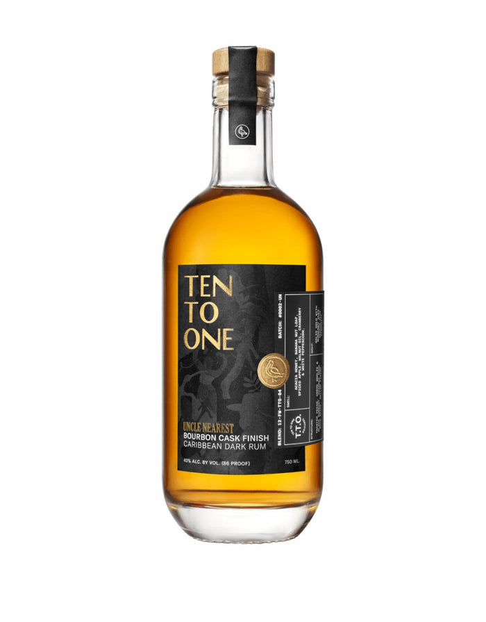 Ten To One Uncle Nearest Bourbon Cask Finish (Batch 0002) Caribbean Dark Rum