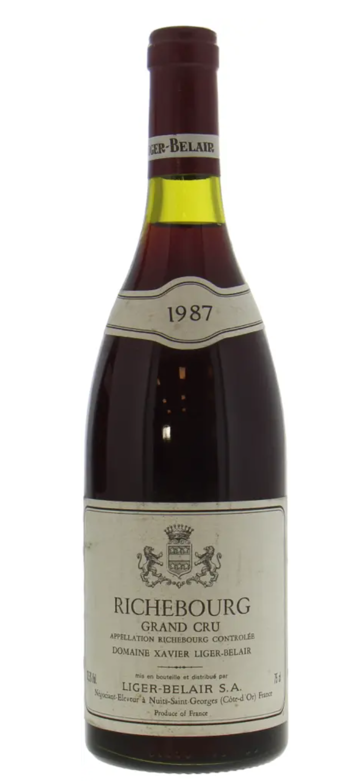 1987 | Domaine Xavier Liger Belair | Richebourg at CaskCartel.com