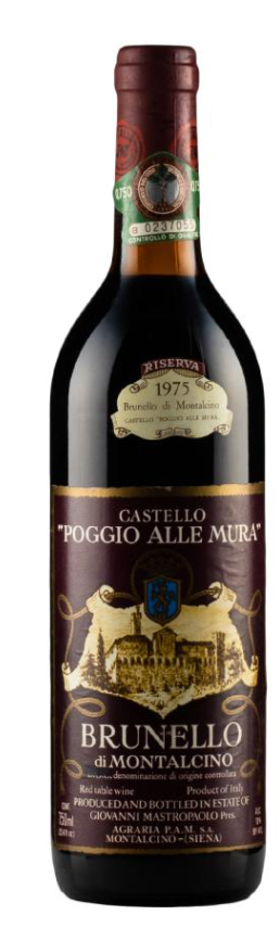 1975 | Castello Banfi | Brunello Di Montalcino Poggio Alle Mura at CaskCartel.com