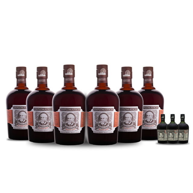 Ron Diplomático Mantuano Rum (6) Bottle Bundle w/ (3) free minis at CaskCartel.com