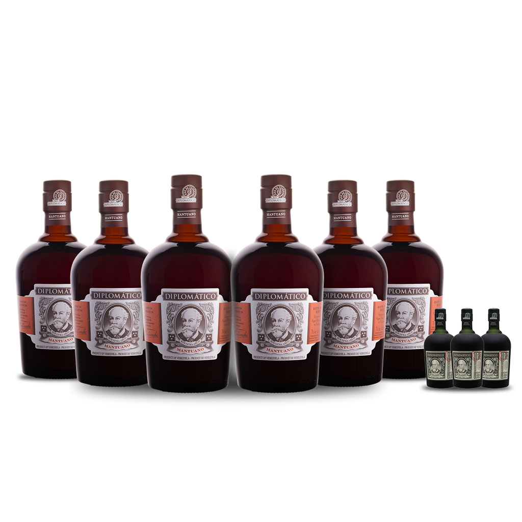 Ron Diplomático Mantuano Rum (6) Bottle Bundle w/ (3) free minis at CaskCartel.com