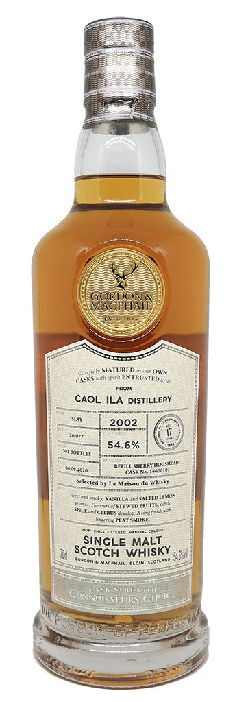 Gordon & Macphail 2002 Caol Ila Distillery 17 Year Old Single Malt Scotch Whiskey at CaskCartel.com