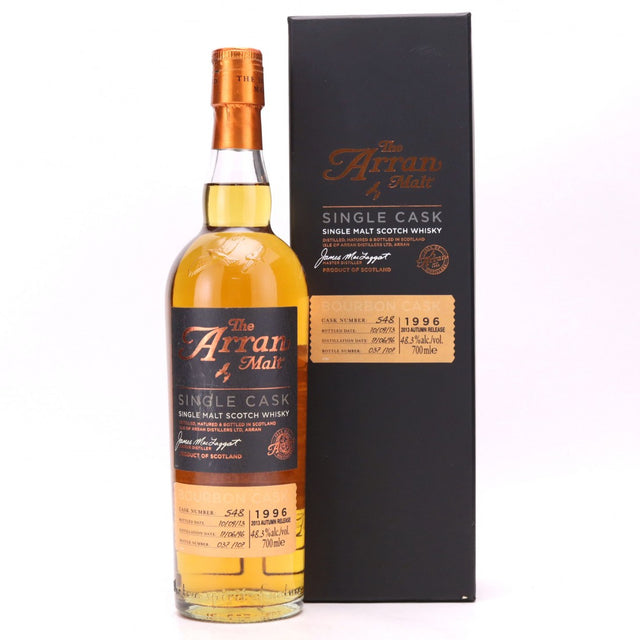 Arran Premium Cask Selection, Bourbon(D.1996, B.2013) Scotch Whisky | 700ML at CaskCartel.com