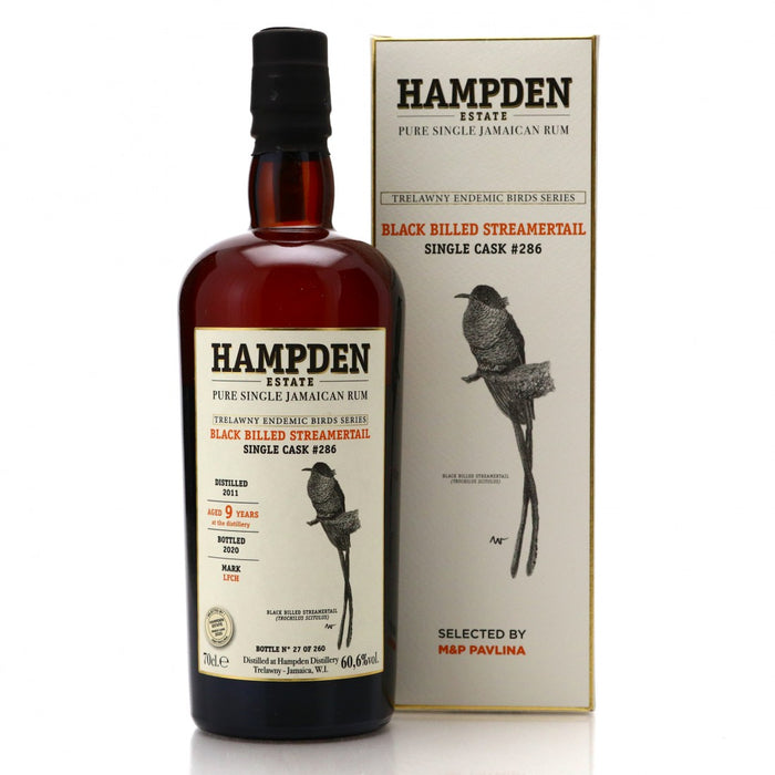 Hampden 9 Year Old Single Cask # 286 Selected By M&P Pawlina Jamaican Rum | 700ML